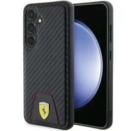 etui-ferrari-carbon-stitched-bottom-na-samsung-galaxy-s24-czarne