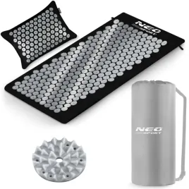 mata-do-akupresury-z-kolcami-neo-sport-ns-903-czarno-srebrna