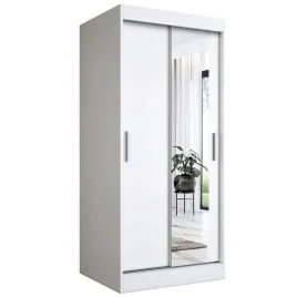 szafa-przesuwna-2-drzwi-90-cm-biala-lustro-mkp