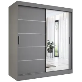 szafa-przesuwna-180-cm-szara-antracyt-lustro-mkp