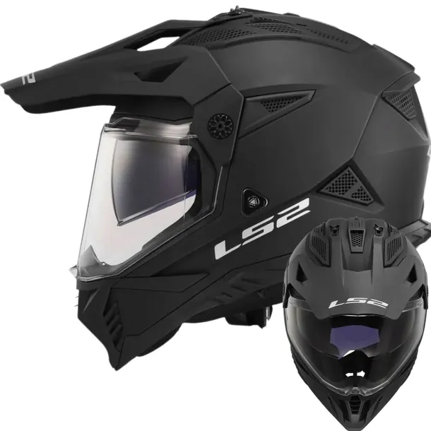 KASK MOTOCYKLOWY LS2 MX702 PIONEER ENDURO CROSS QUAD ATV + SZYBA + BLENDA L