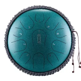tongue-drum-instrument-etniczny-hluru-14-11-tonow-zielony-akcesoria