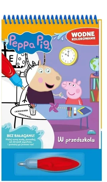 Ś winka Peppa Pig Wodne kolorowanie 12 W przedszkolu Wodna kolorowanka