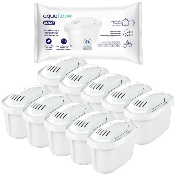Filtr AquaFloow Maxi do dzbanka filtrującego Brita Aquaphor - 10 sztuk