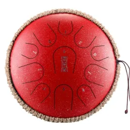 tongue-drum-instrument-etniczny-hluru-14-11-tonow-czerwony-akcesoria