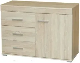 komoda-100-cm-dab-sonoma-3-szuflady-drzwiczki-m-24
