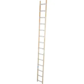 Zdjęcie produktu KRAUSE ALUMINIUM/DREWNO DRABINA DACHOWA STABILO 1x14 - 3,90 m