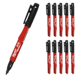 marker-czarny-uniwersalny-inkzall-milwaukee-48223100-zestaw-10-szt