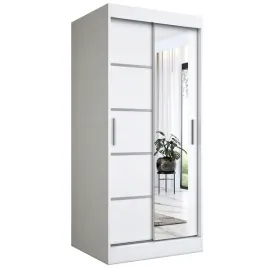 szafa-przesuwna-2-drzwi-90-cm-biala-lustro-mkp