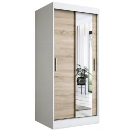 szafa-przesuwna-90-cm-biala-sonoma-lustro-mkp