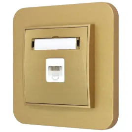 gniazdo-internetowe-rj45-1x-z-ramka-zaokraglona-seria-mini-kolor-zloty