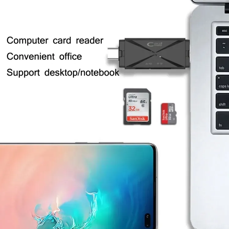 czytnik-kart-sd-micro-sd-tf-usb-c-usb-a-micro-usb-stan-nowy