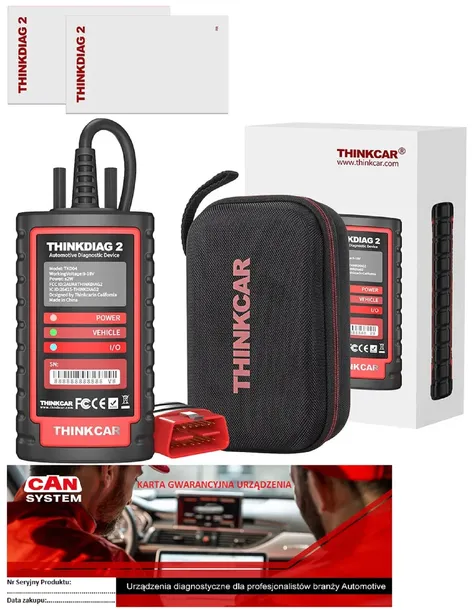 THINKDIAG 2.0 Licencja POLSKA 12msc THINKCAR 2024 DEALER POLSKA