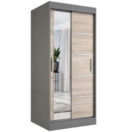 szafa-przesuwna-90-cm-antracyt-sonoma-lustro-mkp