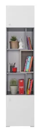 regal-bialy-szary-dab-45cm-waski-slupek-drzwi-si6