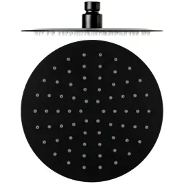 20cm-czarna-deszczownica-prysznicowa-okragla-ultra-cienka-stal-nierdzewna