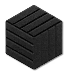 panele-samoprzylepne-scienne-3d-naklejki-filc-hexagon-brick-czarny-08-lamel
