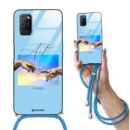 etui-do-oppo-a52-crossglam-niebieski-sznurek-nowoczesne-eleganckie-wzory