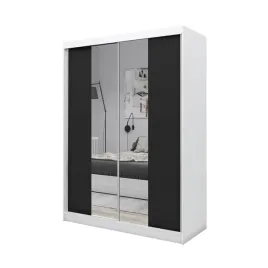 szafa-przesuwna-160cm-biala-czarna-lustro-lu160
