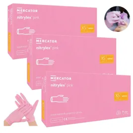rekawiczki-nitrylowe-bezpudrowe-mercator-rozowe-jednorazowe-mocne-300szt-xs