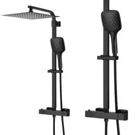 czarny-zestaw-prysznicowy-kolumna-natrskowa-do-kabiny-z-deszczownica-30-cm