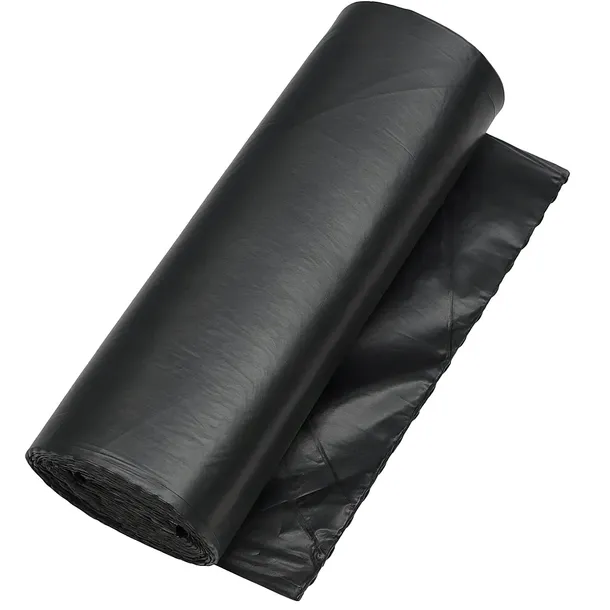 Worki na śmieci, odpady 60l - Czarne |50 szt.| HDPE