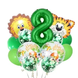 balony-na-osme-8-urodziny-zwierzeta-lew-zielone-cyfra-osiem-zoo-safari