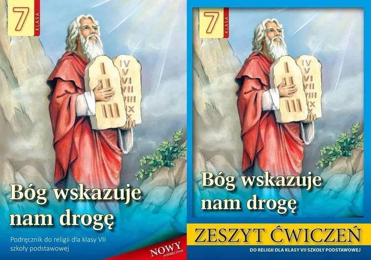 Religia klasa 7 Bóg wskazuje nam drogę Podręcznik + ćwiczenia Łabendowicz