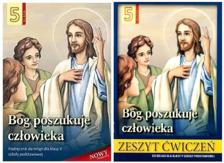 Religia klasa 5 Bóg poszukuje człowieka Podręcznik + ćwiczenia Łabendowicz