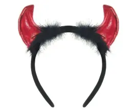 opaska-czarna-z-futerkiem-diabel-diablica-czerwone-rogi-halloween