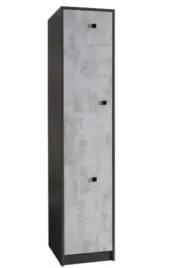szafa-szara-grafit-z-polkami-50cm-jednodrzwiowa-t3