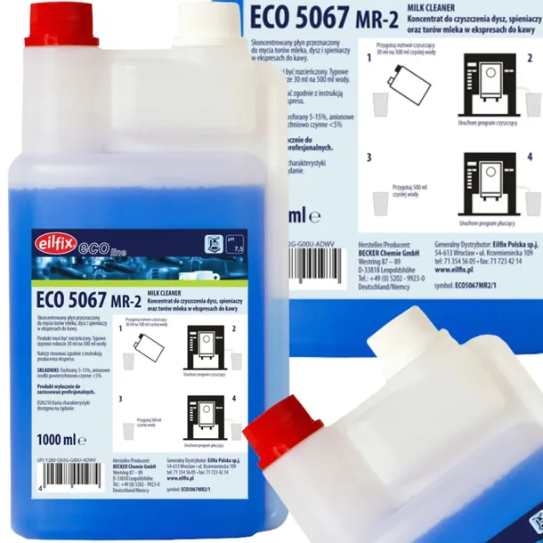 Eilfix ECO 5067 MR-2 1L Koncetrat do mycia toru spieniania mleka SPIENACZY