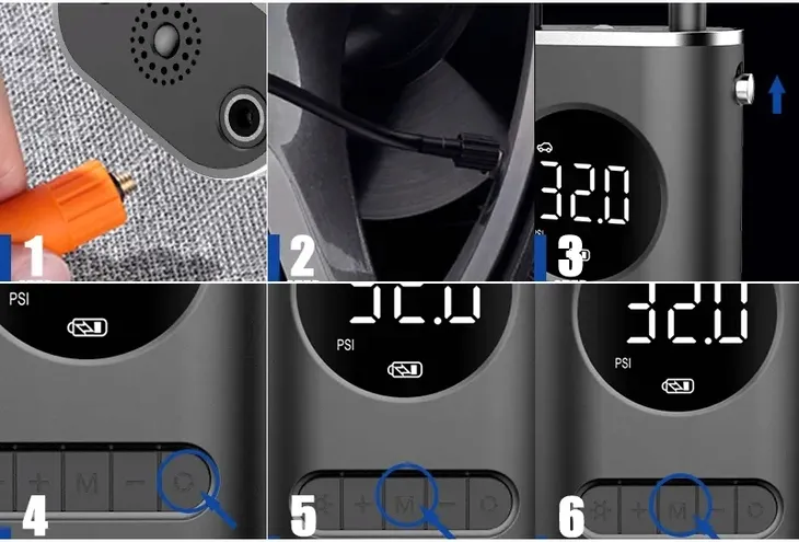 kompresor-do-auta-roweru-pompka-sprezarka-latarka-10-3bar-lcd-akumulator-marka-gotel-stan-nowy-kod-producenta-a24d