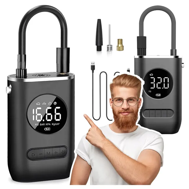 kompresor-do-auta-roweru-pompka-sprezarka-latarka-10-3bar-lcd-akumulator-kod-producenta-a24d-marka-gotel-stan-nowy