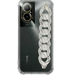 etui-do-realme-c67-4g-transparentny-case-ochronny-srebrny-lancuszek