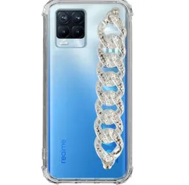 etui-do-realme-8-pro-transparentny-case-ochronny-srebrny-lancuszek