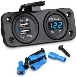 dodatkowy-panel-gniazdo-2x-usb-2a-woltomierz-2w1-do-samochodu