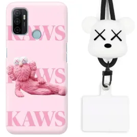 etui-do-oppo-a53-sznurek-nakladka-smycz-white-misie-marsh-sztuka-art-wzory