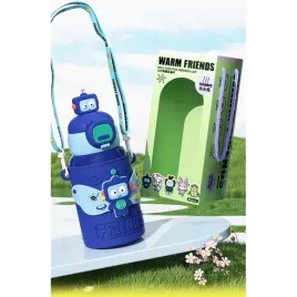 butelka-na-wode-niebieski-bidon-dzieciecy-robot-z-kreskowek-450-ml