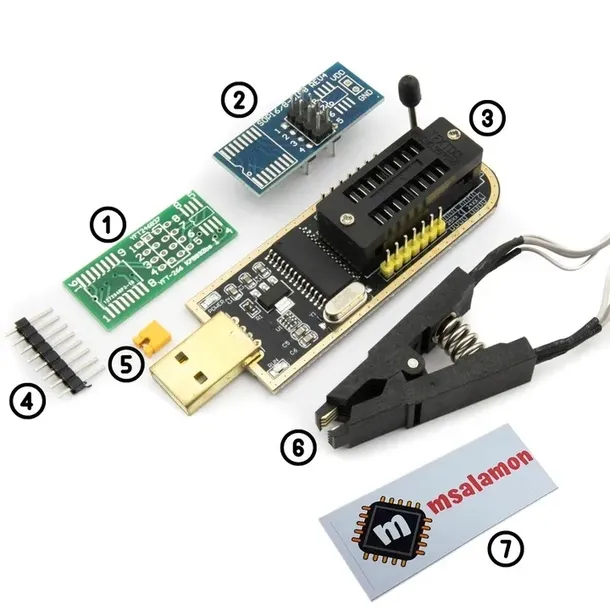 programator-ch341a-eeprom-flash-bios-immo-adaptery-klips-i-oprogramowanie-stan-nowy-rodzaj-programator-pamieci