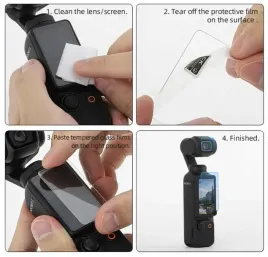 4x-folia-ochronna-zabezpieczenie-na-obiektyw-i-ekran-do-dji-osmo-pocket-3