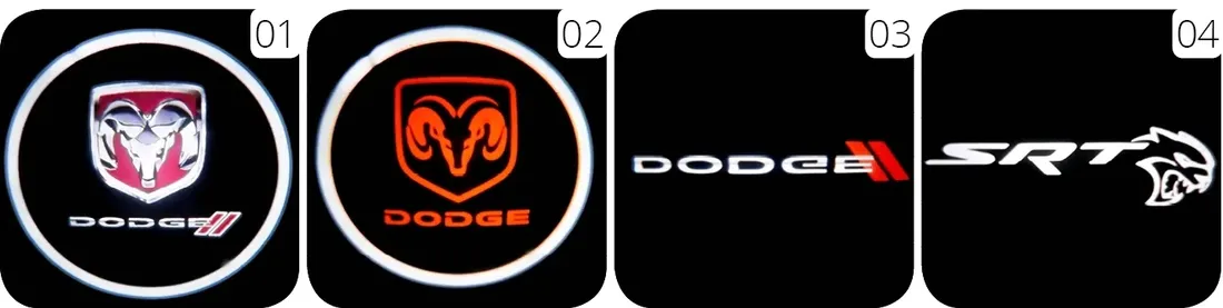 dodge-led-logo-projektor-challenger-hellcat-srt-rt-stan-nowy