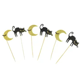 dekoracja-ciasta-muffinek-czarne-koty-6-szt-pikery-toppery-halloween