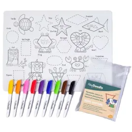 hey-doodle-duza-mata-silikonowa-do-kolorowania-a3-ksztalty-i-zwierzeta