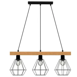 lampa-wiszaca-drewniana-listwa-73cm-czarne-druciane-klosze-nad-stol-luminex