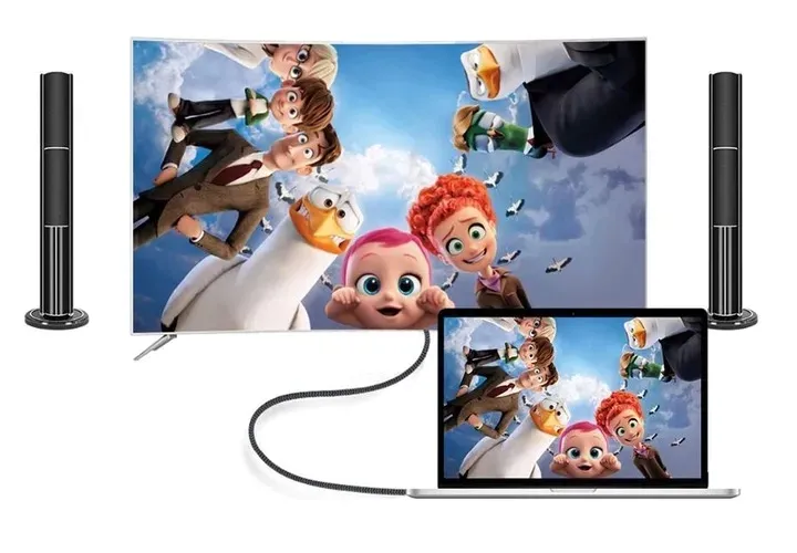 kabel-adapter-usb-c-typ-c-3-1-do-hdmi-mhl-4k-2m-stan-opakowania-oryginalne-stan-nowy