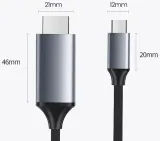kabel-adapter-usb-c-typ-c-3-1-do-hdmi-mhl-4k-2m-marka-bez-marki-stan-nowy