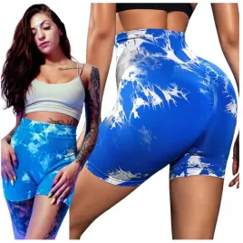 legginsy-damskie-sportowe-spodenki-push-up-niebieskie-wysoki-stan-kolarki-s
