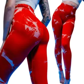 legginsy-damskie-push-up-czerwone-prazkowane-leginsy-getry-wysoki-stan-m