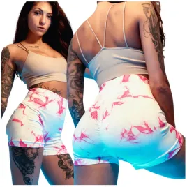 sexy-spodenki-krotkie-legginsy-damskie-sportowe-push-up-rozowe-kolarki-m
